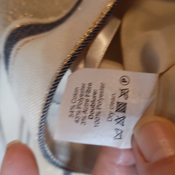 J Crew Factory Metallic Striped Skirt - Picture 5 of 9